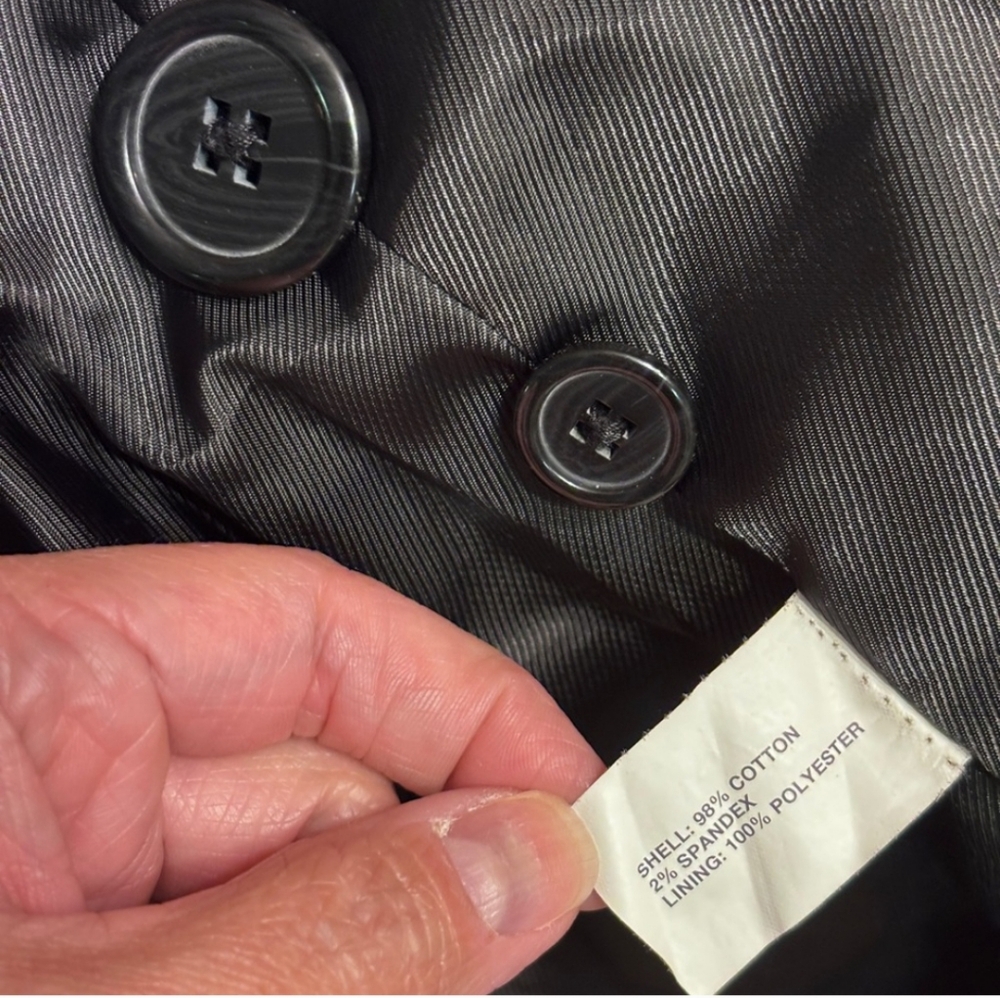 GAP Black Wash Two Button Blazer - image 9